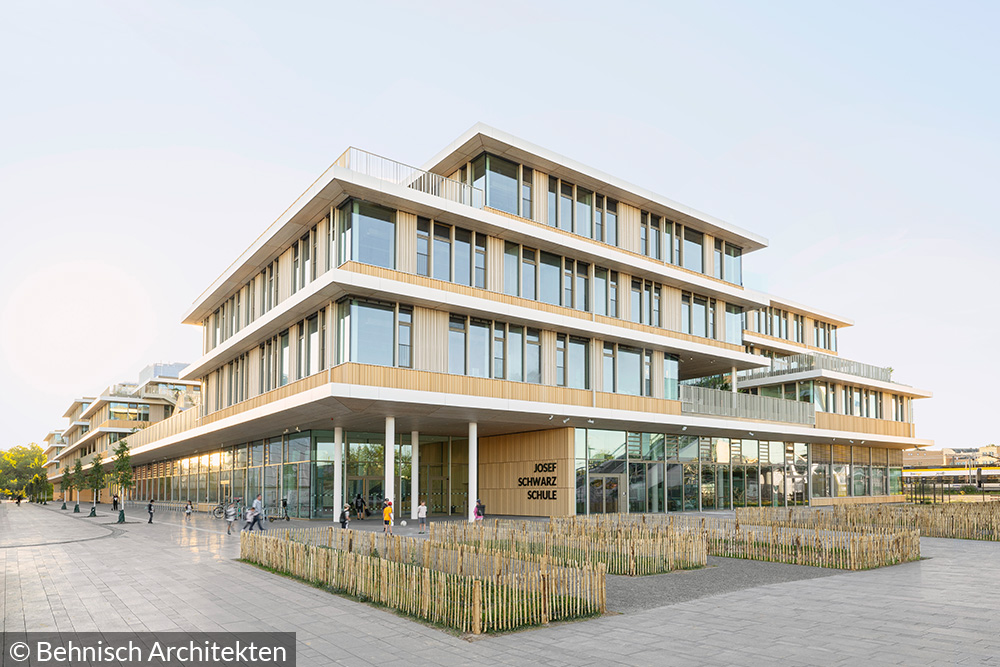 Josef-Schwarz-Schule Heilbronn, Deutschlands größtes Schulbauprojekt. Behnisch Architekten.