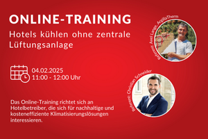 Online-Training – Hotels kühlen ohne zentrale Lüftungsanlage