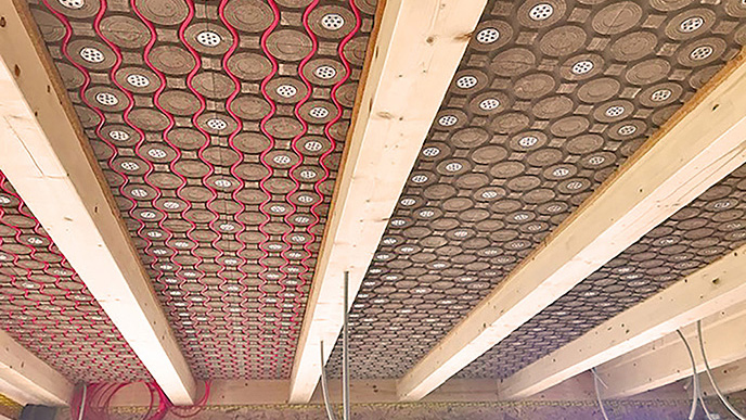 Coverage of the space inbetween beams